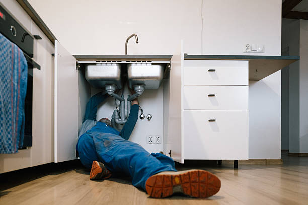 Professional Drain Cleaning technician working in Hamburg, PA